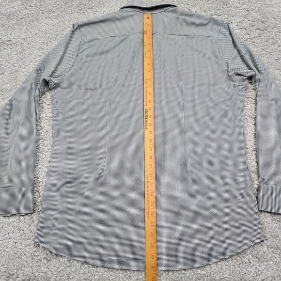 Mizzen Main Shirt Mens XXL Black White Check Button Spinnaker Trim Fit‎ Office - Picture 9 of 11